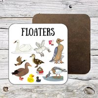 Floaters Lustiger Vogel-Untersetzer, Erwachsener Unhöflicher Kaffeegetränke-Untersetzer, Nettes Freund-Geschenk, Lustiger Untersetzer Für Männer Floaters Lustiger Vogel-Untersetzer, Erwachsener Unhöflicher Kaffeegetränke-Untersetzer, Nettes Freund-Geschenk, Lustiger Untersetzer Für Männer von FriskyBusinessGifts