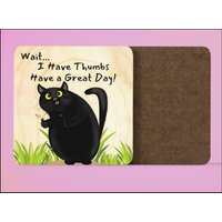 Lustiger Motivierender Kitty Katzen Untersetzer, Niedliches Motivationsgeschenk, Katzenliebhaber Home Office Schreibtischdekor, Neuheit Untersetzer Lustiger Motivierender Kitty Katzen Untersetzer, Niedliches Motivationsgeschenk, Katzenliebhaber Home Office Schreibtischdekor, Neuheit Untersetzer von FriskyBusinessGifts