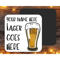 Personalisierter Bier-Untersetzer, Erwachsener Lager-Getränke-Untersetzer, Benutzerdefinierter Name Lager-Untersetzer, Personalisierter Untersetzer Personalisierter Bier-Untersetzer, Erwachsener Lager-Getränke-Untersetzer, Benutzerdefinierter Name Lager-Untersetzer, Personalisierter Untersetzer von FriskyBusinessGifts