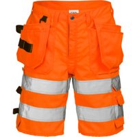 Fristads High Vis Handwerkershorts Kl. 2 2028 PLU Größe C48 Warnschutz-Orange von Fristads Kansas