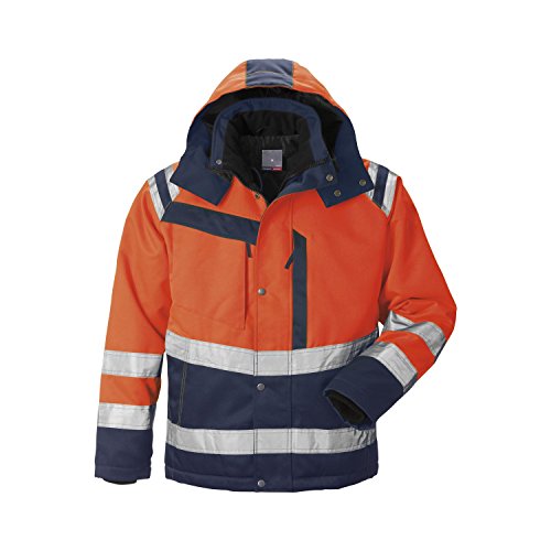 Fristads Kansas Winter Warn-Schutzjacke | Größe: 58/60 (XL)| Orange/Marine von Fristads