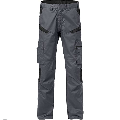 Fristads Fusion Servicehose 2552 STFP 129484 Grau/Schwarz Cordura-verstärkte Beinabschlüsse Größe C56 von Fristads