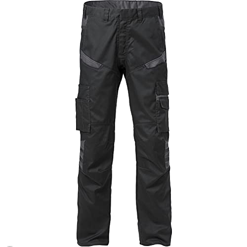 Fristads Fusion Servicehose 2552 STFP 129484 Schwarz/Grau Cordura-verstärkte Beinabschlüsse Größe C48 von Fristads