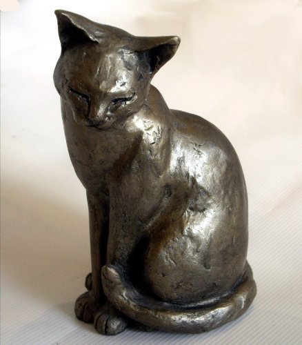 Maisie katten-sculptuur, Brons, Design Van Paul Jenkins, 18 cm von Frith Sculpture