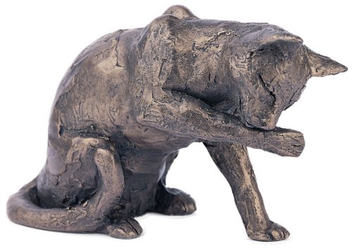 Paul Jenkins Bronzeskulptur, Katzen-Motiv von Frith Sculpture