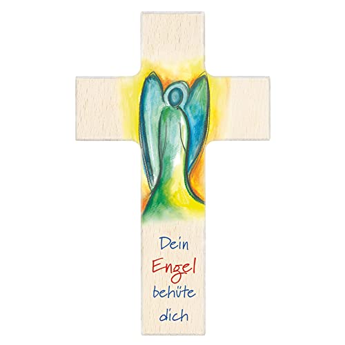 FRITZ COX Kinderkreuz 'Ein Engel behüte Dich' 15cm natur von Fritz Cox