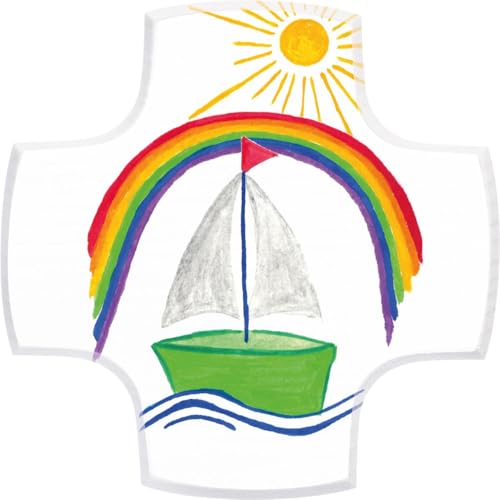 Fritz Cox Holzkreuz 'Segelboot' von Fritz Cox