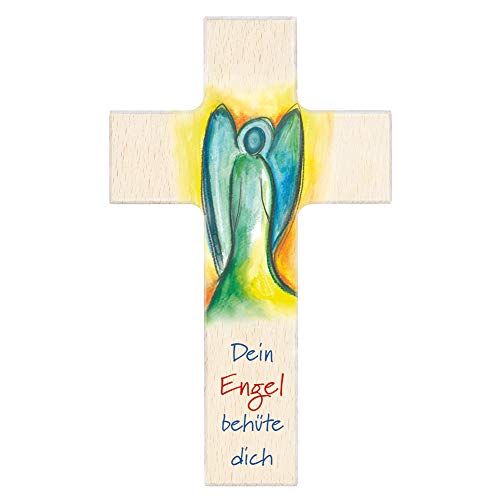 Fritz Cox Kinderkreuz 'Ein Engel behüte Dich' 20cm natur von Fritz Cox