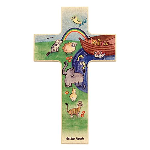 Fritz Cox® Kinder-Holz-Kreuz: Arche Noah 15 cm von Fritz Cox