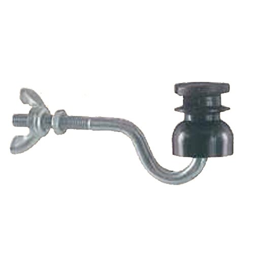Schlitzisolator Isolatoren Weidezaun M6 x 30 mm schwarz 25 Stück von Fritz Göbel