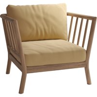 Fritz Hansen - Skagerak Tradition Outdoor Lounge Chair, Teak / honiggelb von Fritz Hansen (Skagerak)