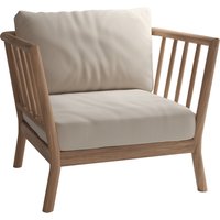 Fritz Hansen - Skagerak Tradition Outdoor Lounge Chair, Teak / light sand von Fritz Hansen (Skagerak)