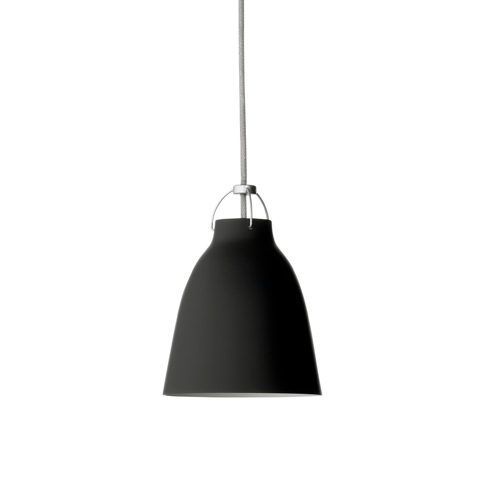 Fritz Hansen - Caravaggio P1 Pendelleuchte Matt Schwarz 3m von Fritz Hansen