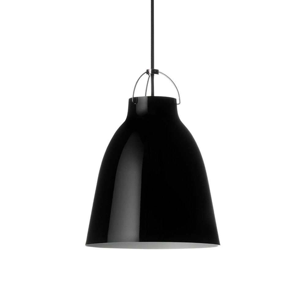 Fritz Hansen - Caravaggio P2 Pendelleuchte Black Black 3m von Fritz Hansen