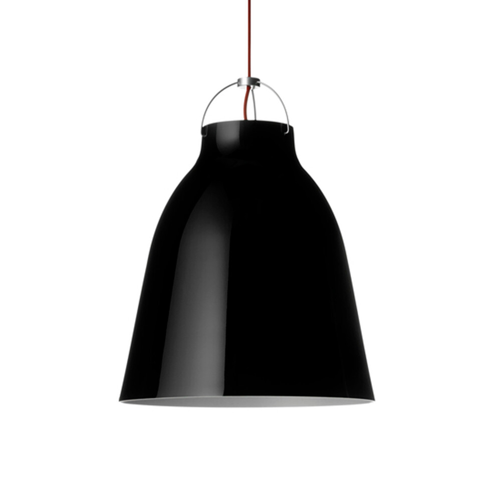 Fritz Hansen - Caravaggio P3 Pendelleuchte Schwarz 6m von Fritz Hansen