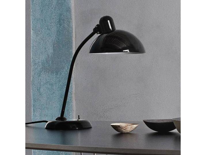 FRITZ HANSEN Schreibtischlampe Kaiser Idell 6556-T, schwarz, für Wohn- / Esszimmer, Messing, Design, Tischlampe von Fritz-Hansen