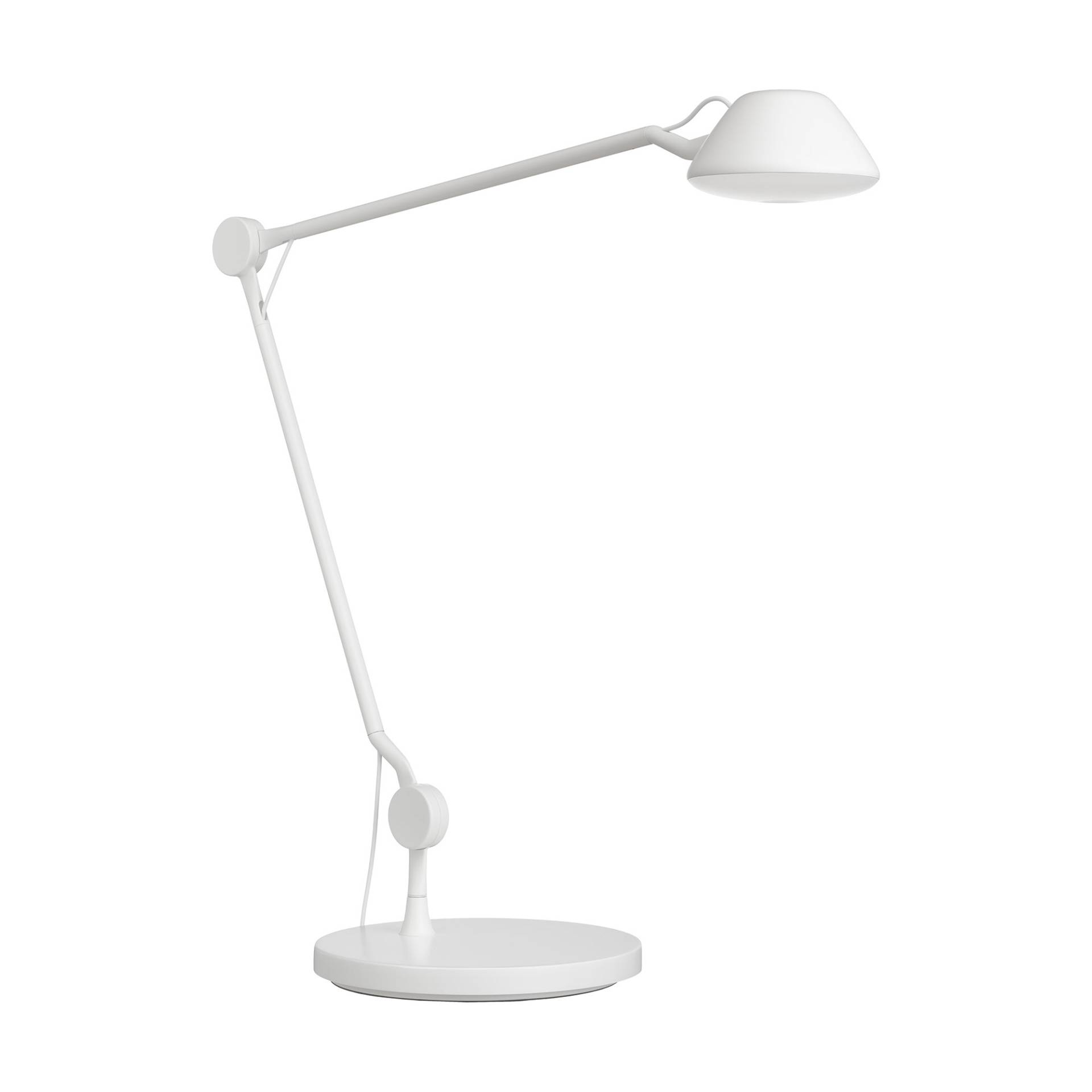 Fritz Hansen - AQ01™ LED Tischleuchte - weiß/matt lackiert/BxHxT 45x45,3x20cm/3000K/483lm/ mit Dimmer von Fritz Hansen