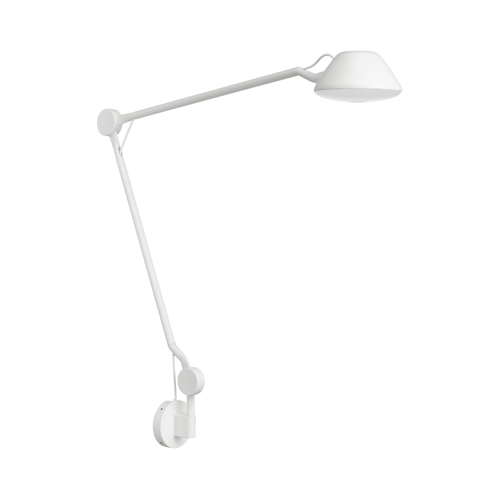 Fritz Hansen - AQ01™ LED Wandleuchte - weiß/matt lackiert/BxHxT 45x48,3x8cm/3000K/483lm/ mit Dimmer von Fritz Hansen