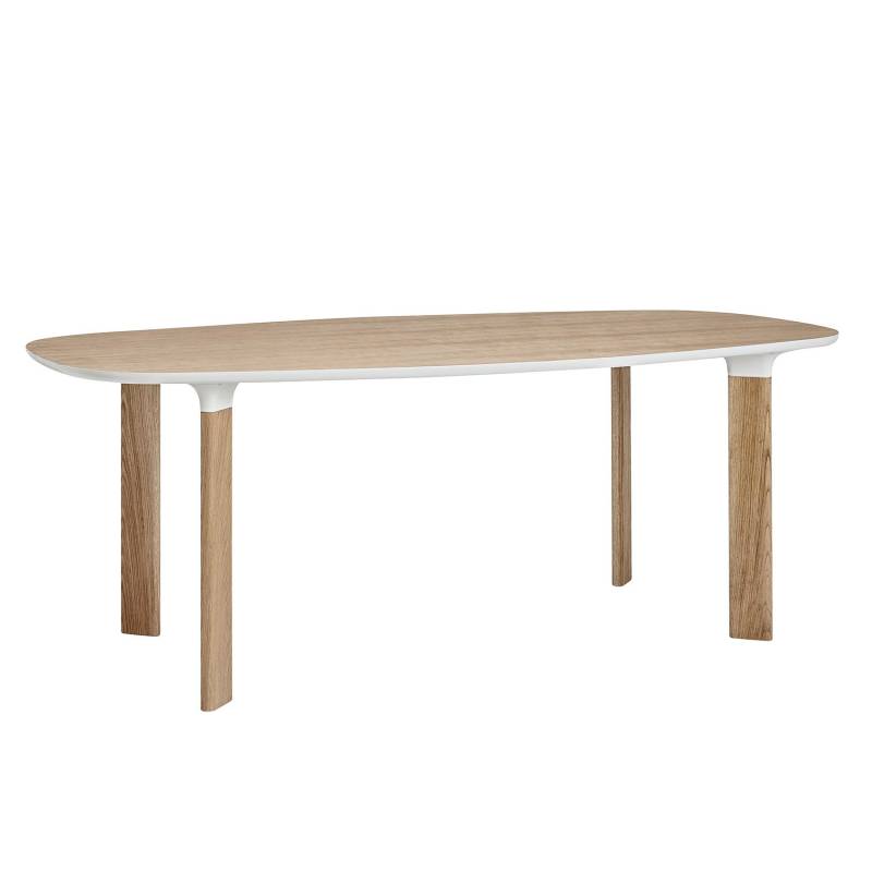 Fritz Hansen - Analog™ JH63 Esstisch 185x105cm - eiche/Tischplatte Furnierholz/Gestell Eiche/LxBxH 185x105x72cm von Fritz Hansen