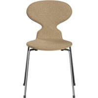 Fritz Hansen - Ant 3101 Stuhl, beige / mustard (Vanir 0413) / Eiche klar lackiert / verchromt von Fritz Hansen