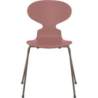 Fritz Hansen - Ant Chair - wild rose - lackiert - Gestell brown bronze von Fritz Hansen