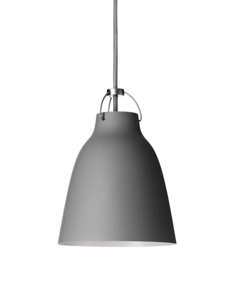 Fritz Hansen Caravaggio Matt P1 Pendelleuchte Hängelampe E27 Dunkelgrau B-Ware von Fritz Hansen