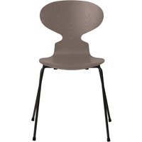 Fritz Hansen - Die Ameise Stuhl, Esche deep clay gefärbt / Gestell schwarz von Fritz Hansen