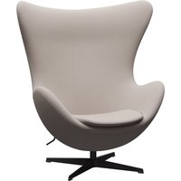 Fritz Hansen - Egg Chair, warm graphite / Christianshavn 1120 light beige von Fritz Hansen
