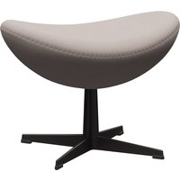 Fritz Hansen - Egg Fußhocker, warm graphite / Christianshavn 1120 light beige von Fritz Hansen