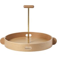 Fritz Hansen - Jh Tray Oregonkiefer Messing von Fritz Hansen
