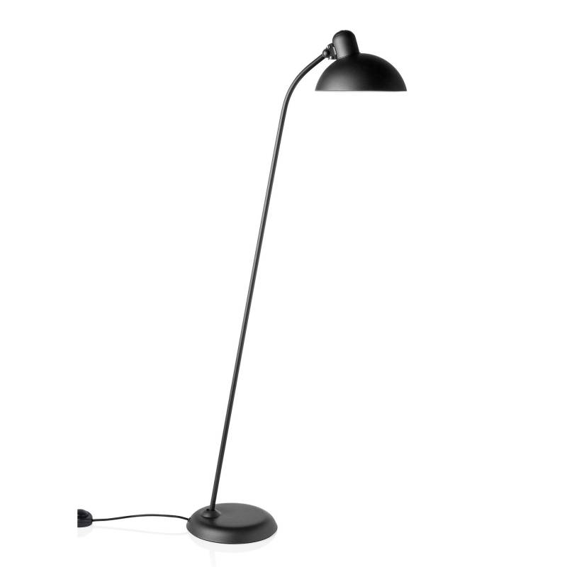 Fritz Hansen - Kaiser Idell™ 6556-F Stehleuchte - schwarz/matt/BxH 22,5x125cm/Kabel schwarz von Fritz Hansen