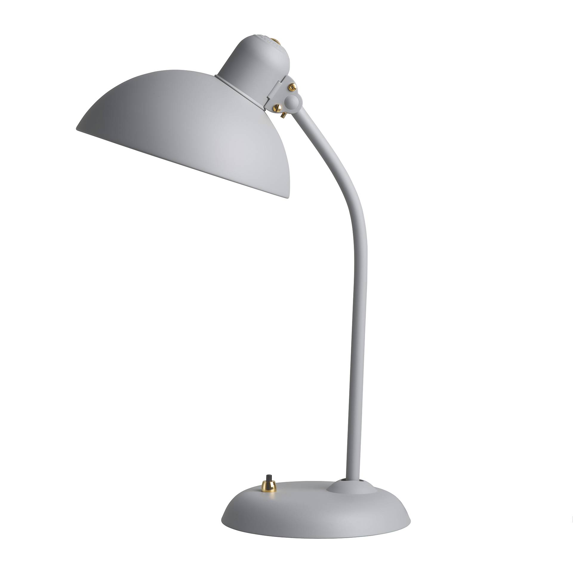 Fritz Hansen - Kaiser Idell™ 6556-T Tischleuchte - grau/matt/BxH 21,5x47cm/E27 Fassung von Fritz Hansen