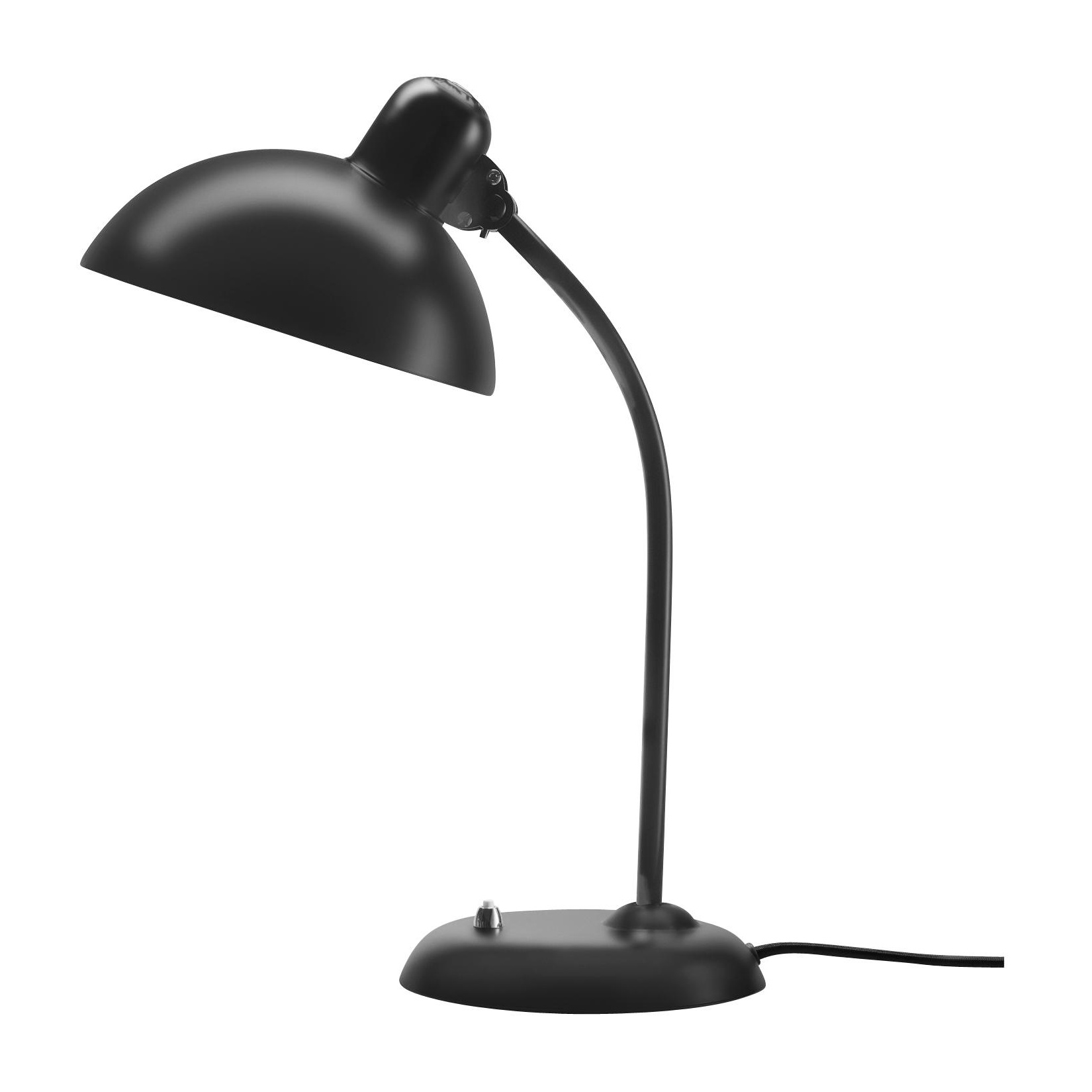 Fritz Hansen - Kaiser Idell™ 6556-T Tischleuchte - schwarz/matt/BxH 21,5x47cm/Kabel schwarz von Fritz Hansen