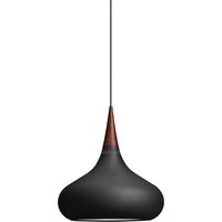 Fritz Hansen - Orient Pendelleuchte P1 Ø 22,5 cm, schwarz matt von Fritz Hansen