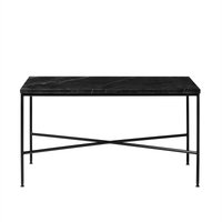 Fritz Hansen - Planner Couchtisch, 75 x 45 cm, Marmorplatte graphitgrau von Fritz Hansen