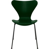 Fritz Hansen - Serie 7 Stuhl, schwarz / Esche evergreen gefärbt von Fritz Hansen