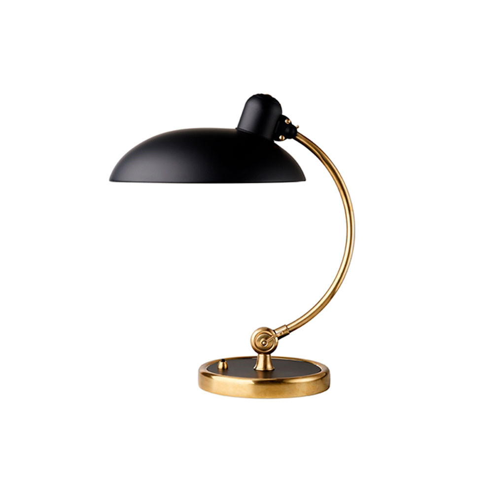 Fritz Hansen - Kaiser Idell Tischleuchte Black/Brass 6631T Luxus von Fritz Hansen