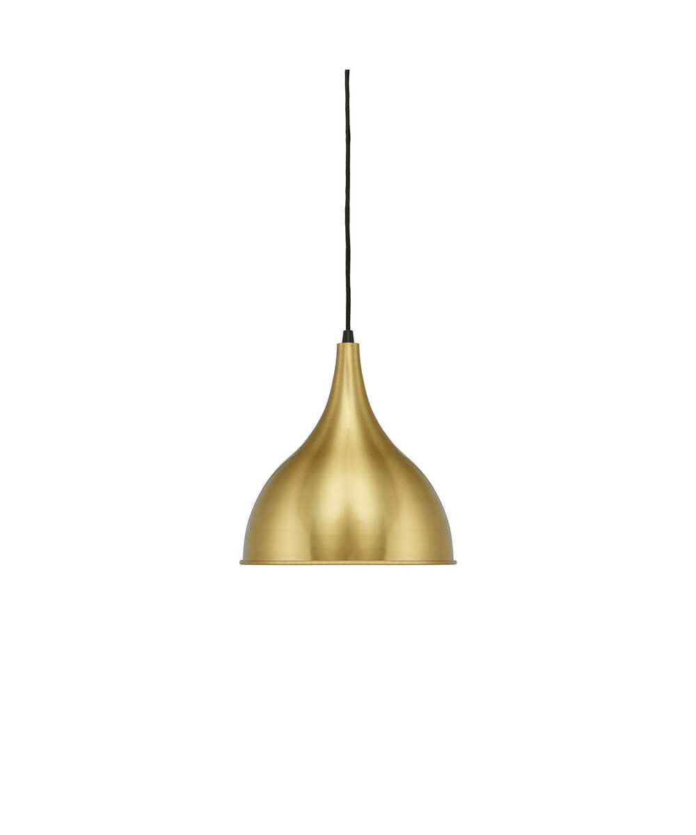 Fritz Hansen - Silhuet Pendelleuchte Brushed Brass von Fritz Hansen