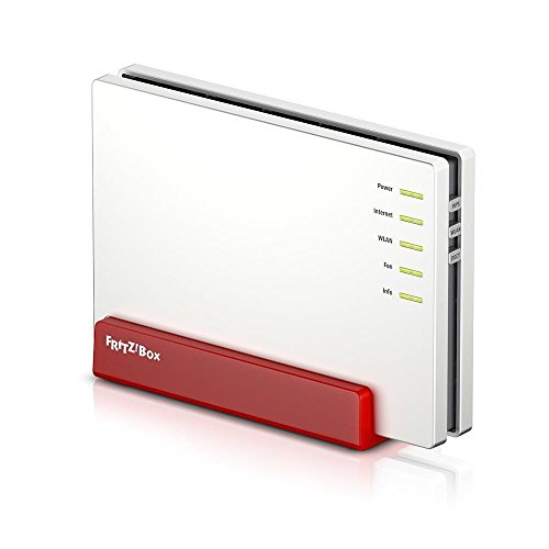 AVM FRITZ!Box 7580 WLAN AC + N Router (VDSL-/ADSL-/ADSL2+-Modem, 4x4 MU-MIMO mit 1.733 (5 GHz) + 800 MBit/s (2,4 GHz), DECT-Basis, Media Server) von Fritz