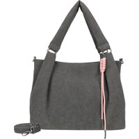 Fritzi aus Preußen Henkeltasche "Sue03 Suede Jacky Soft Dark Anthra" mit abnehmbarer Makramee-Schnur Fritzi aus Preußen Henkeltasche "Sue03 Suede Jacky Soft Dark Anthra" mit abnehmbarer Makramee-Schnur von Fritzi Aus Preußen