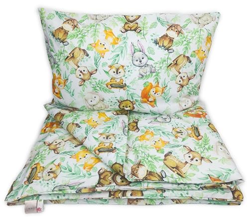 Baby's Comfort Bettwäsche Set Bettbezug (135 x 100 cm) +Kissenbezug (40 x 60 cm), Waldtiere 2 Baby's Comfort Bettwäsche Set Bettbezug (135 x 100 cm) +Kissenbezug (40 x 60 cm), Waldtiere 2 von Frivolity