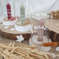 2In1 Windlicht Glas Mit Kerze Und Kerzenteller | Kerzenglas "Herbst" Wohndeko Herbstdeko Geschenkidee 2In1 Windlicht Glas Mit Kerze Und Kerzenteller | Kerzenglas "Herbst" Wohndeko Herbstdeko Geschenkidee von FrlSvenjaKreativ
