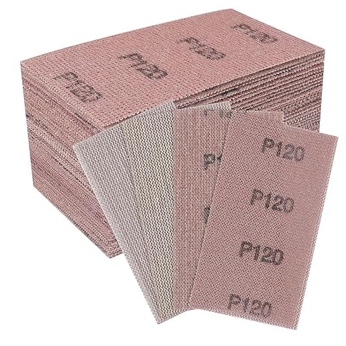 Schleifgitter 25 Stk Schleifstreifen geeignet für Handschleifer- staubfreies Schleifen durch optimale Absaugung und geringen Staubandruck 70*125mm/70*198mm Körnung P80-P400 (70mm*125mm, Körnung 120) Schleifgitter 25 Stk Schleifstreifen geeignet für Handschleifer- staubfreies Schleifen durch optimale Absaugung und geringen Staubandruck 70*125mm/70*198mm Körnung P80-P400 (70mm*125mm, Körnung 120) von Frlyee