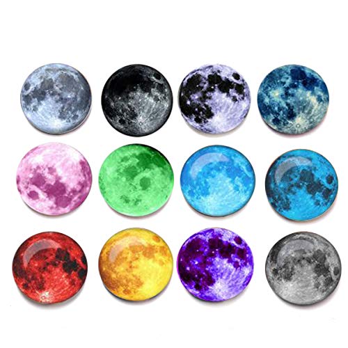 12 Stück Aufkleber Mond Sternenhimmel Magnet Kühlschrank Lustig Deko abnehmbar Küche Kühlschrank Glas Wandsticker Kunst Zufallsprinzip 12 Stück Aufkleber Mond Sternenhimmel Magnet Kühlschrank Lustig Deko abnehmbar Küche Kühlschrank Glas Wandsticker Kunst Zufallsprinzip von yaco