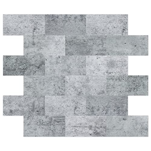 Froadp 10 Stück Fliesenaufkleber Klebefliesen Selbstklebende Fliesen Schälen und Kleben Küchenrückwand Wandaufkleber Geprägte Texturen Mosaikfliesen Wandsticker für Küche Bad Schlafzimmer (Typ E) Froadp 10 Stück Fliesenaufkleber Klebefliesen Selbstklebende Fliesen Schälen und Kleben Küchenrückwand Wandaufkleber Geprägte Texturen Mosaikfliesen Wandsticker für Küche Bad Schlafzimmer (Typ E) von Froadp