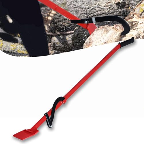 Froadp 130 cm Fällheber mit Wendehaken und Anti-Rutsch Handgriff Profi Brechstangen zum Baumfällen Manualle Baumkeile Stahl Forst Fällkeile zur Holzbearbeitung Tragfähigkeit bis 250 KG von Froadp