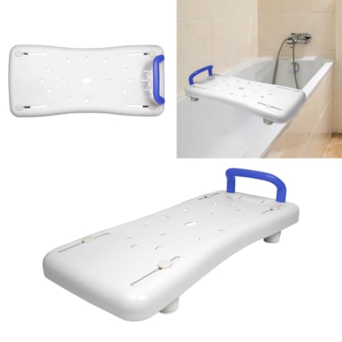 Froadp 70x31x5cm Badewannensitz mit Blau Griff Badewannenbrett zum Sitzen aus PP Wannensitz Badewanne Sitzbrett für Erwachsene Senioren Schwangere 41-63cm Einstellbarer Abstand Froadp 70x31x5cm Badewannensitz mit Blau Griff Badewannenbrett zum Sitzen aus PP Wannensitz Badewanne Sitzbrett für Erwachsene Senioren Schwangere 41-63cm Einstellbarer Abstand von Froadp