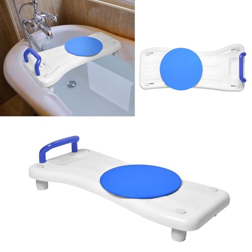 Froadp 75.5x34x10cm Badewannensitz mit Blau Griff und Drehscheibe Badewannenbrett zum Sitzen aus PP Wannensitz Badewanne Sitzbrett für Erwachsene Senioren Schwangere 41-63cm Einstellbarer Abstand Froadp 75.5x34x10cm Badewannensitz mit Blau Griff und Drehscheibe Badewannenbrett zum Sitzen aus PP Wannensitz Badewanne Sitzbrett für Erwachsene Senioren Schwangere 41-63cm Einstellbarer Abstand von Froadp