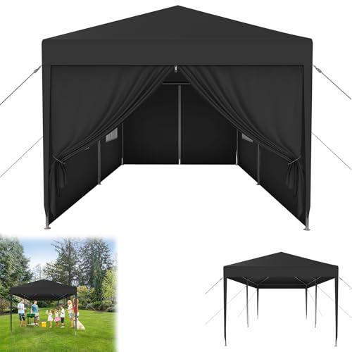 Froadp Pavillon 3x6 m, Wasserdicht Winterfest Gartenpavillon mit 6 Seitenteilen und Fenstern für Garten und Camping, UV-Schutz, Stabil Festzelt für Party, Hochzeit, Outdoor-Events, Anthrazit Froadp Pavillon 3x6 m, Wasserdicht Winterfest Gartenpavillon mit 6 Seitenteilen und Fenstern für Garten und Camping, UV-Schutz, Stabil Festzelt für Party, Hochzeit, Outdoor-Events, Anthrazit von Froadp