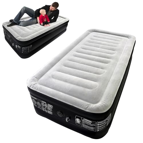 Froadp Luftbett Selbstaufblasend 1 Person Luftmatratze mit Integrierter Elektrischer Pumpe und Tasche Aufblasbare Matratze Tragbar Gästebett für Camping & Innenbereich Heimgebrauch, 187x90x46cm Froadp Luftbett Selbstaufblasend 1 Person Luftmatratze mit Integrierter Elektrischer Pumpe und Tasche Aufblasbare Matratze Tragbar Gästebett für Camping & Innenbereich Heimgebrauch, 187x90x46cm von Froadp